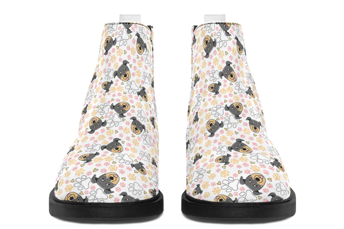 Beauceron Puppy Pattern Neat Vibe Boots