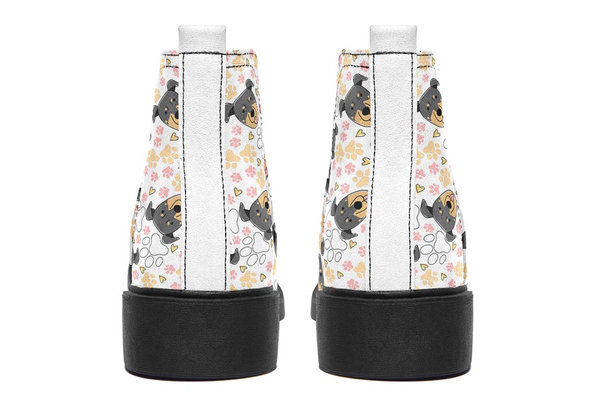 Beauceron Puppy Pattern Neat Vibe Boots