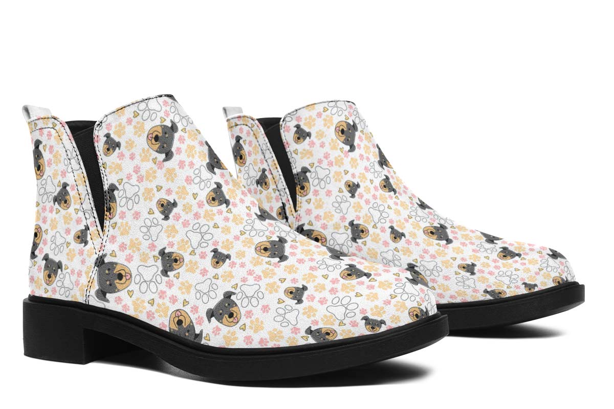 Beauceron Puppy Pattern Neat Vibe Boots