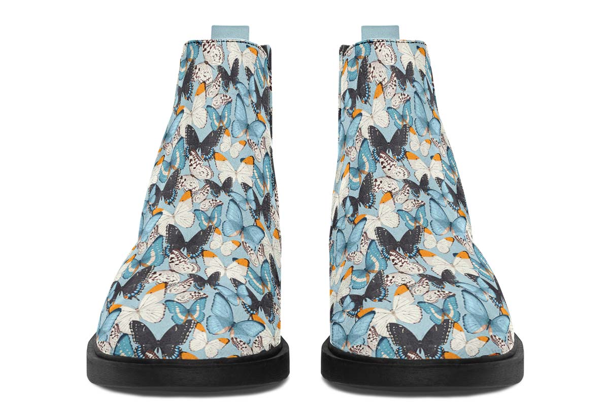 Beautiful Butterfly Pattern Neat Vibe Boots