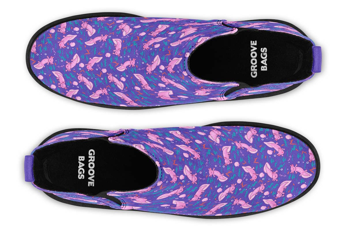 Cartoon Axolotl Neat Vibe Boots