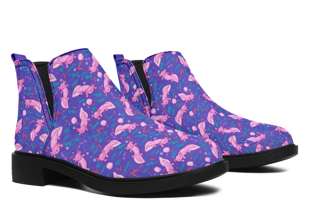 Cartoon Axolotl Neat Vibe Boots