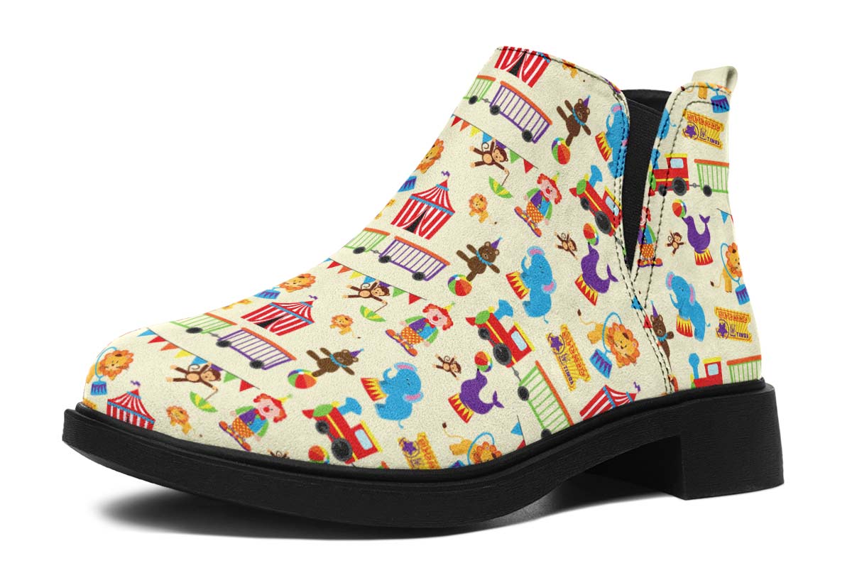 Circus Pattern Neat Vibe Boots