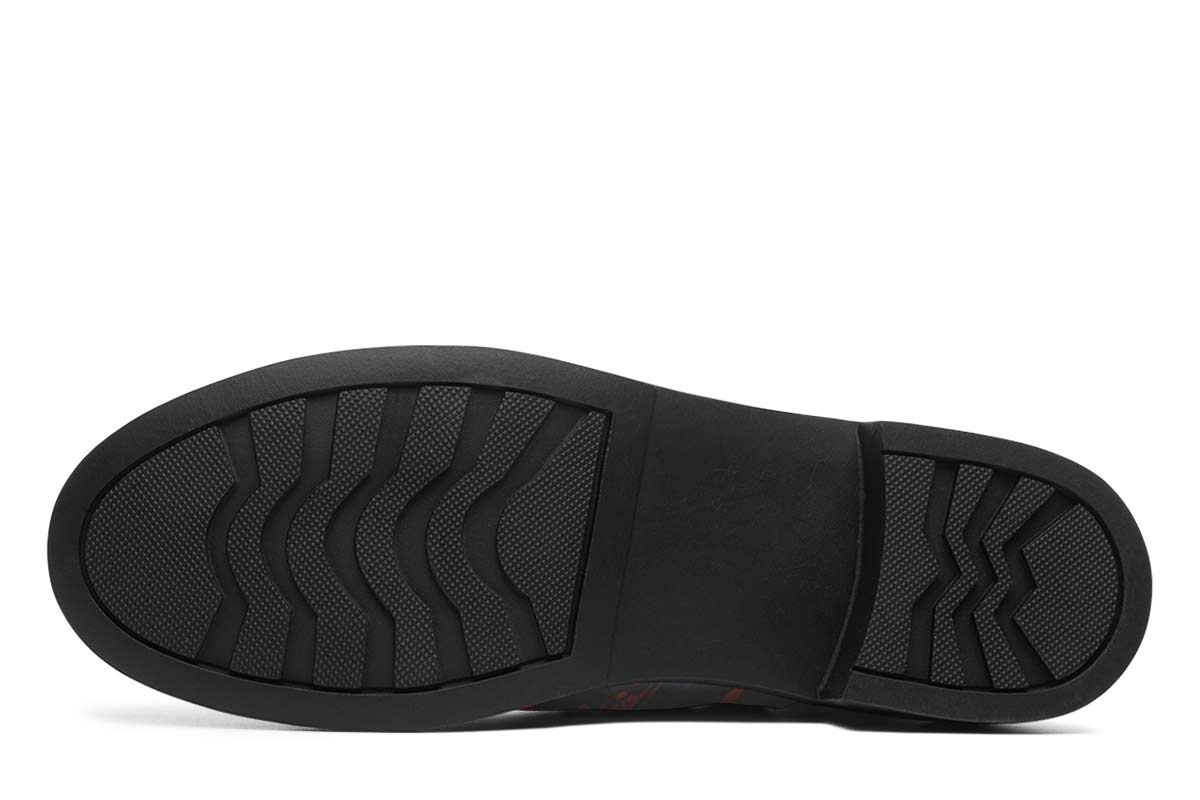 Construction Pattern Neat Vibe Boots