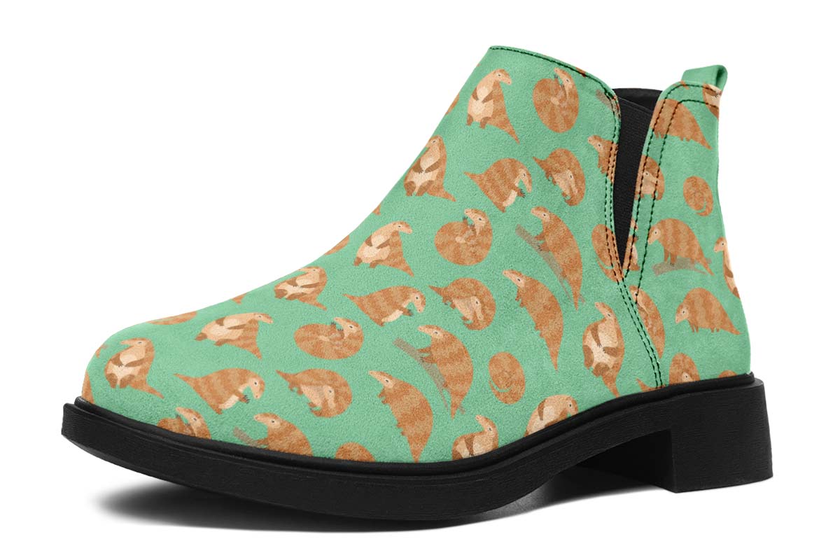 Cute Pangolin Pattern Neat Vibe Boots