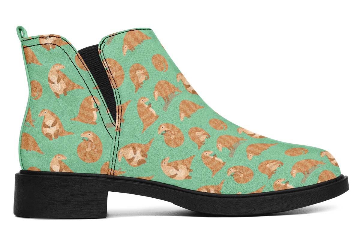 Cute Pangolin Pattern Neat Vibe Boots