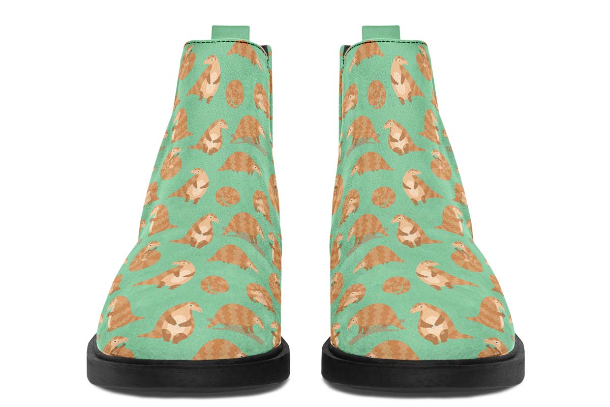 Cute Pangolin Pattern Neat Vibe Boots