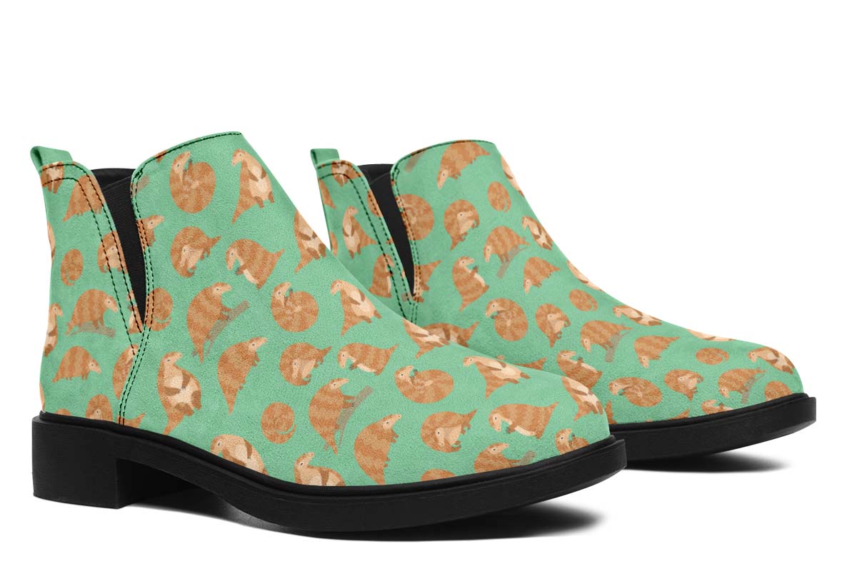 Cute Pangolin Pattern Neat Vibe Boots