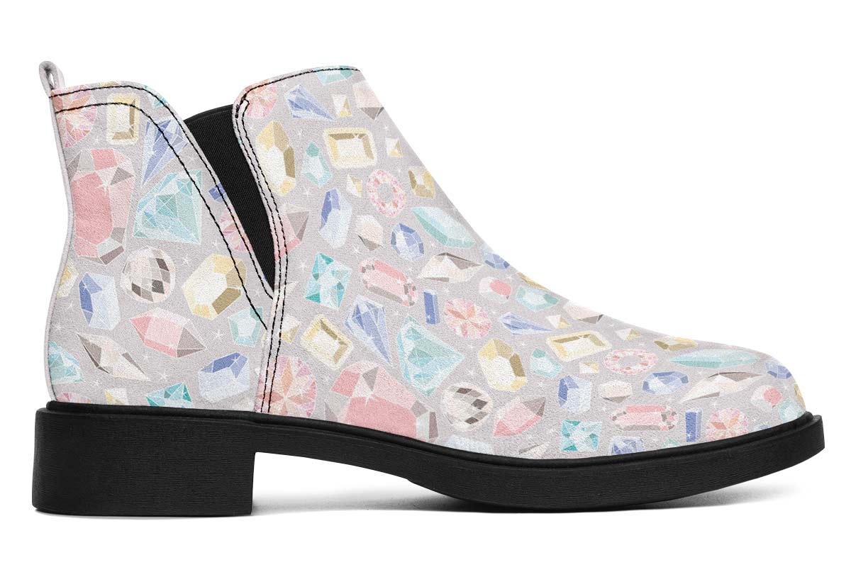 Diamond Pattern Neat Vibe Boots