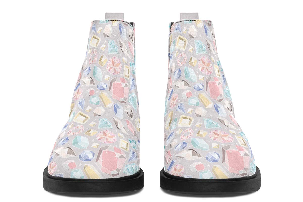 Diamond Pattern Neat Vibe Boots