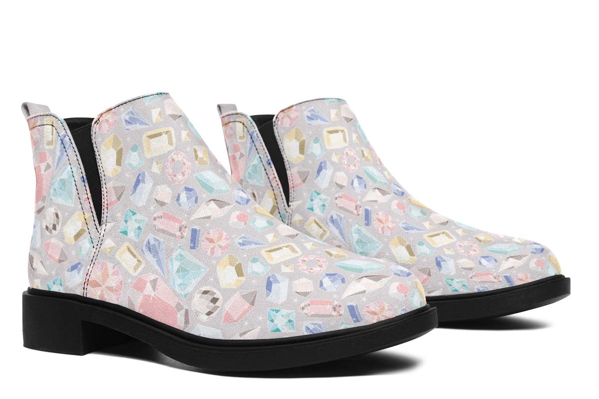 Diamond Pattern Neat Vibe Boots