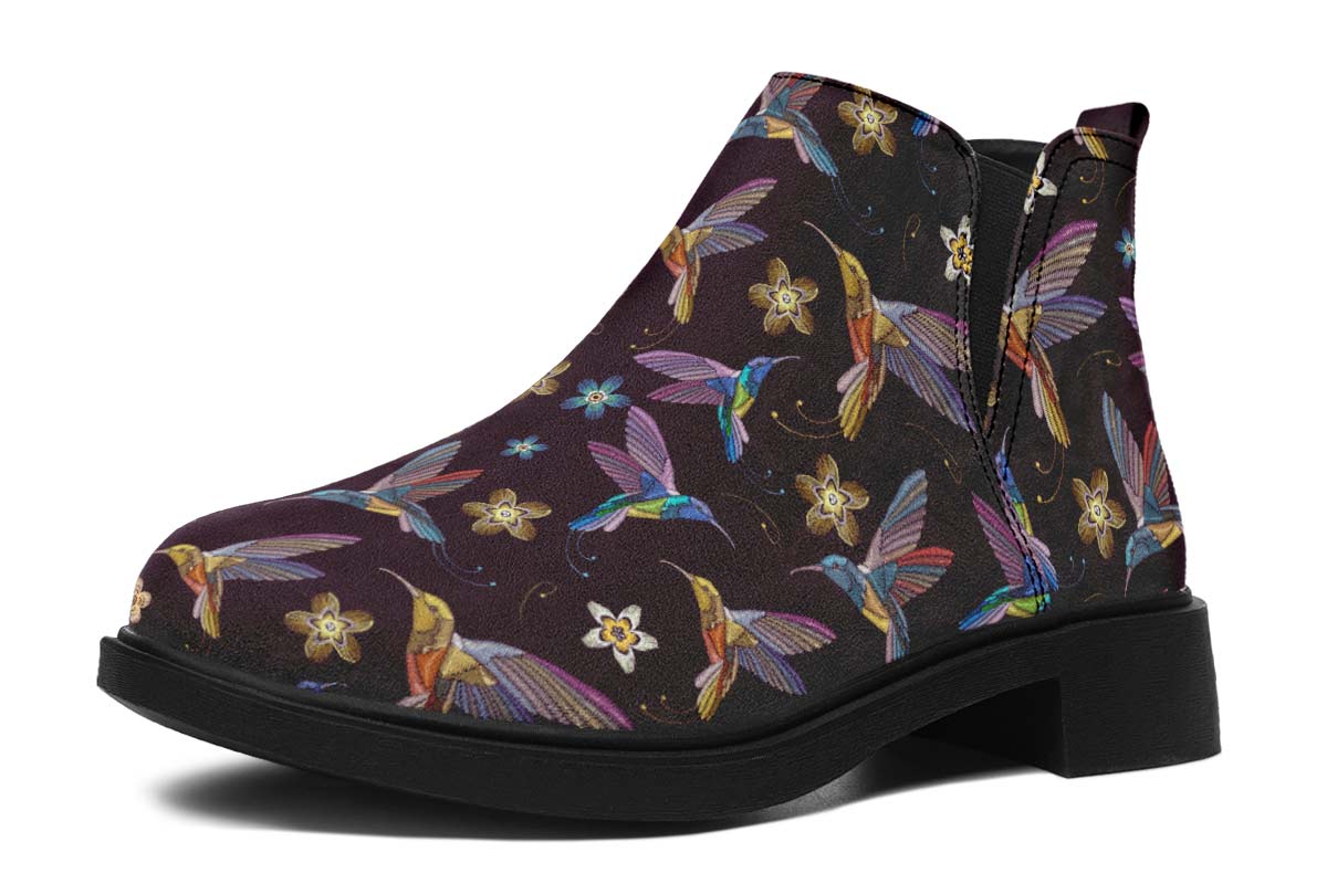 Embroidery Hummingbirds Neat Vibe Boots