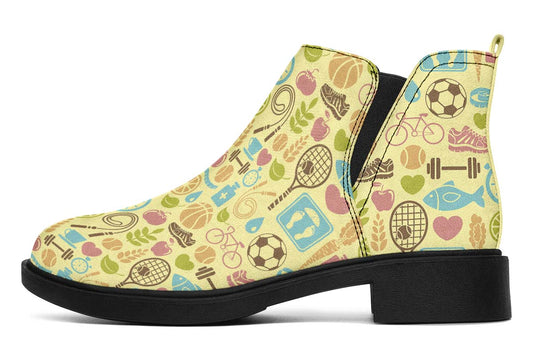 Fitness Training Pattern Neat Vibe Boots