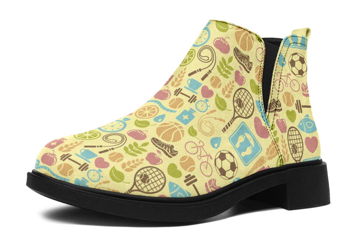Fitness Training Pattern Neat Vibe Boots