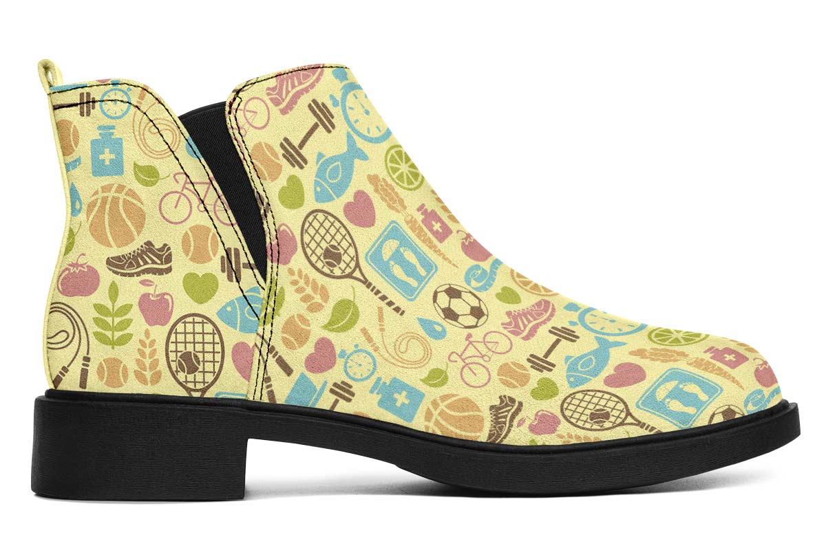 Fitness Training Pattern Neat Vibe Boots