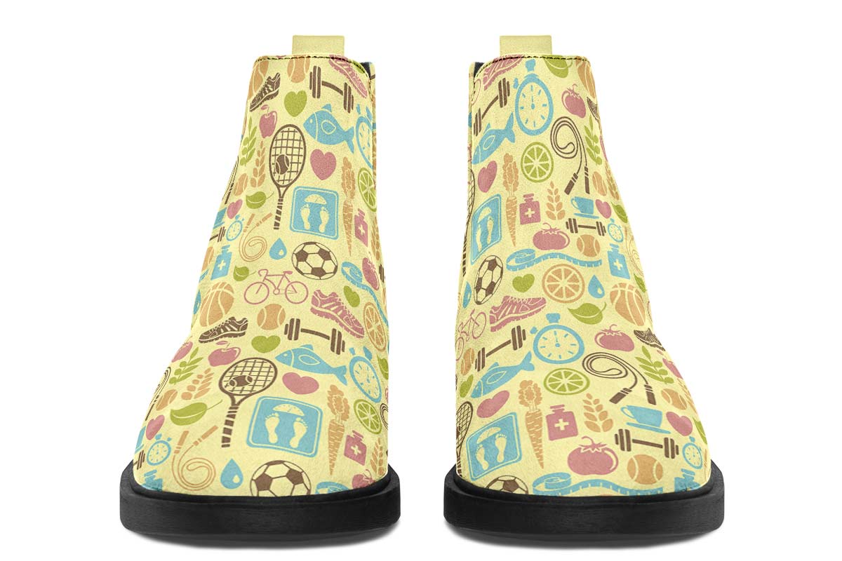 Fitness Training Pattern Neat Vibe Boots
