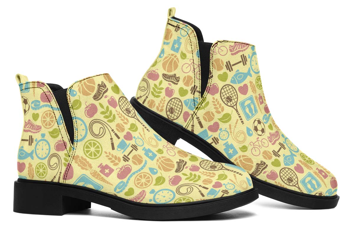 Fitness Training Pattern Neat Vibe Boots
