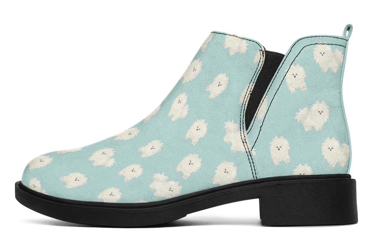 Fluffy American Eskimo Neat Vibe Boots