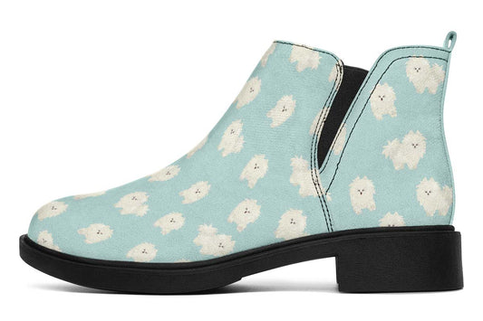 Fluffy American Eskimo Neat Vibe Boots