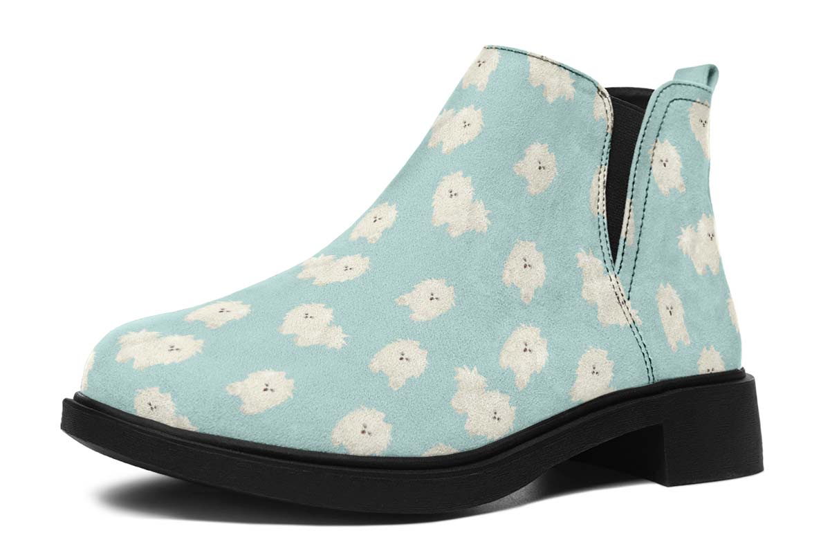 Fluffy American Eskimo Neat Vibe Boots