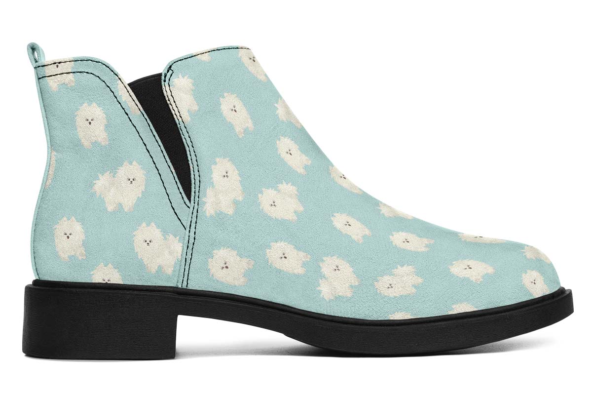 Fluffy American Eskimo Neat Vibe Boots