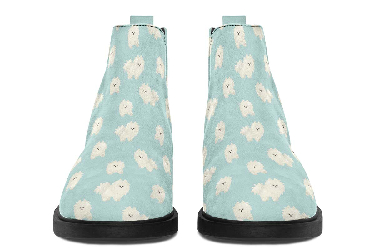 Fluffy American Eskimo Neat Vibe Boots