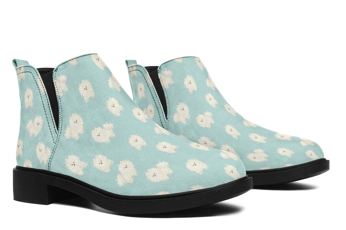 Fluffy American Eskimo Neat Vibe Boots