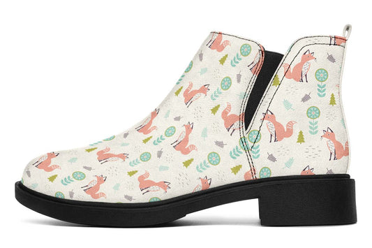 Fox Pattern Neat Vibe Boots