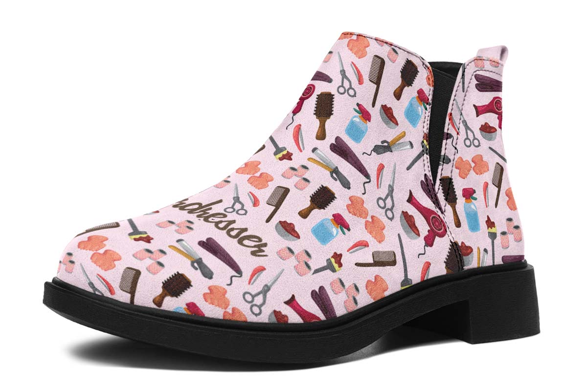 Hairdresser Pattern Neat Vibe Boots