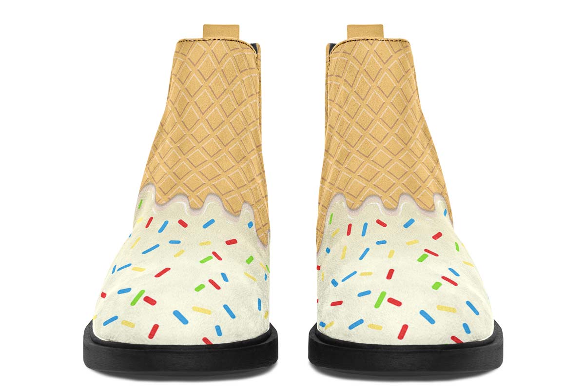 Ice Cream Cone Neat Vibe Boots