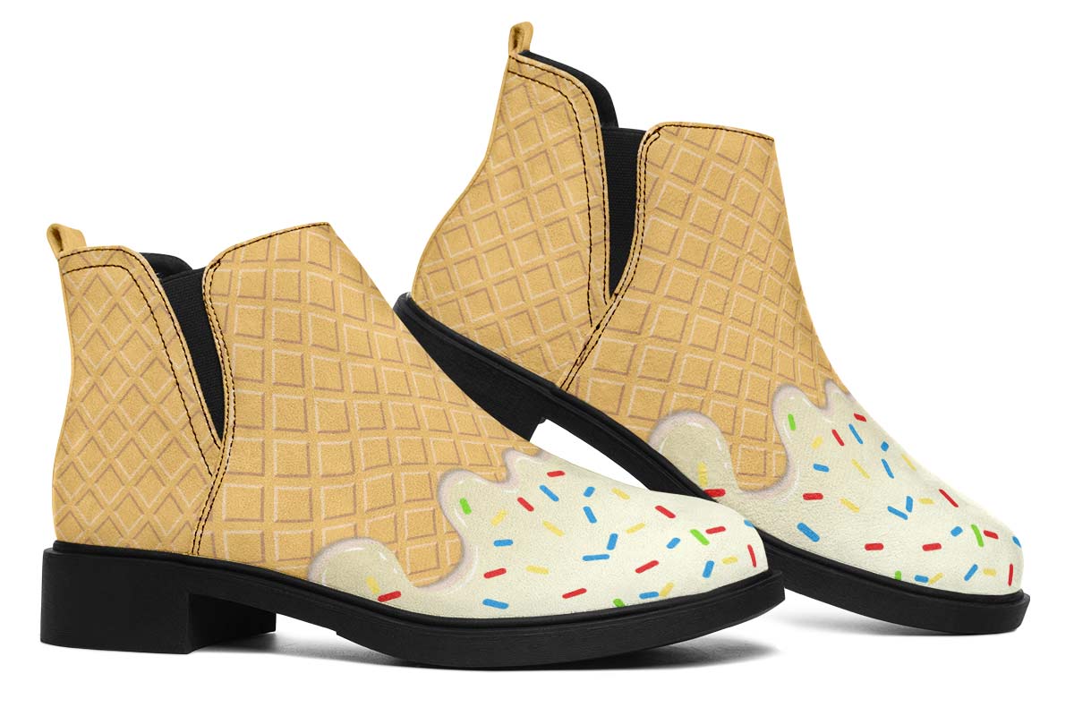 Ice Cream Cone Neat Vibe Boots