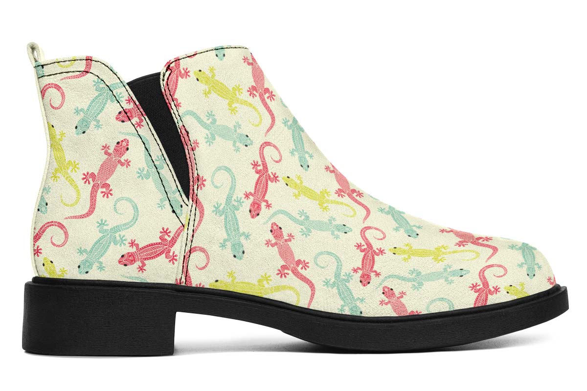Lizard Pattern Neat Vibe Boots