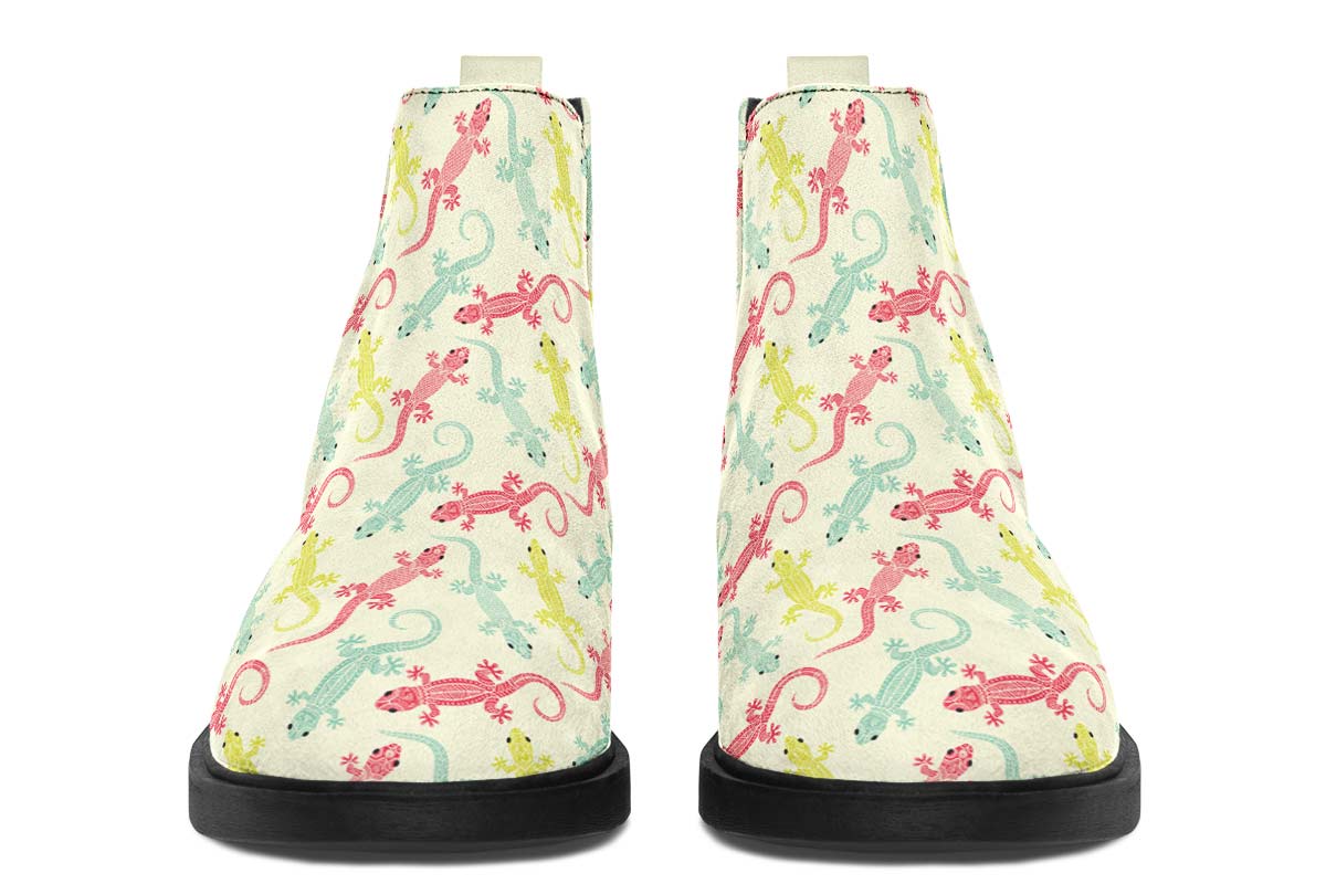 Lizard Pattern Neat Vibe Boots