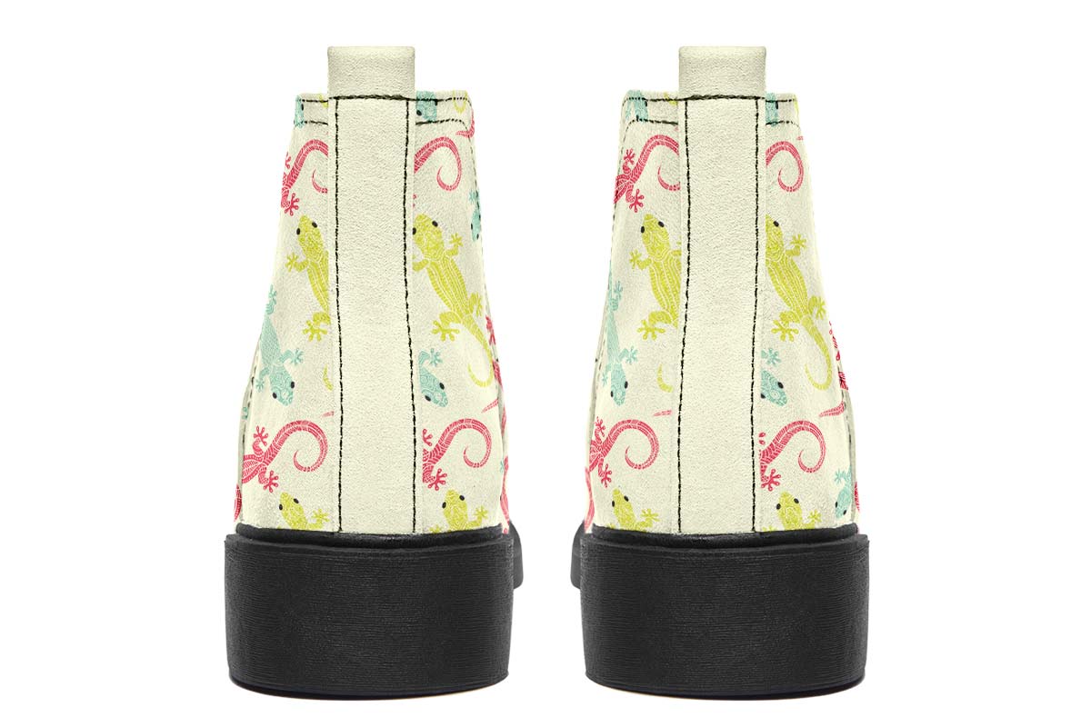 Lizard Pattern Neat Vibe Boots