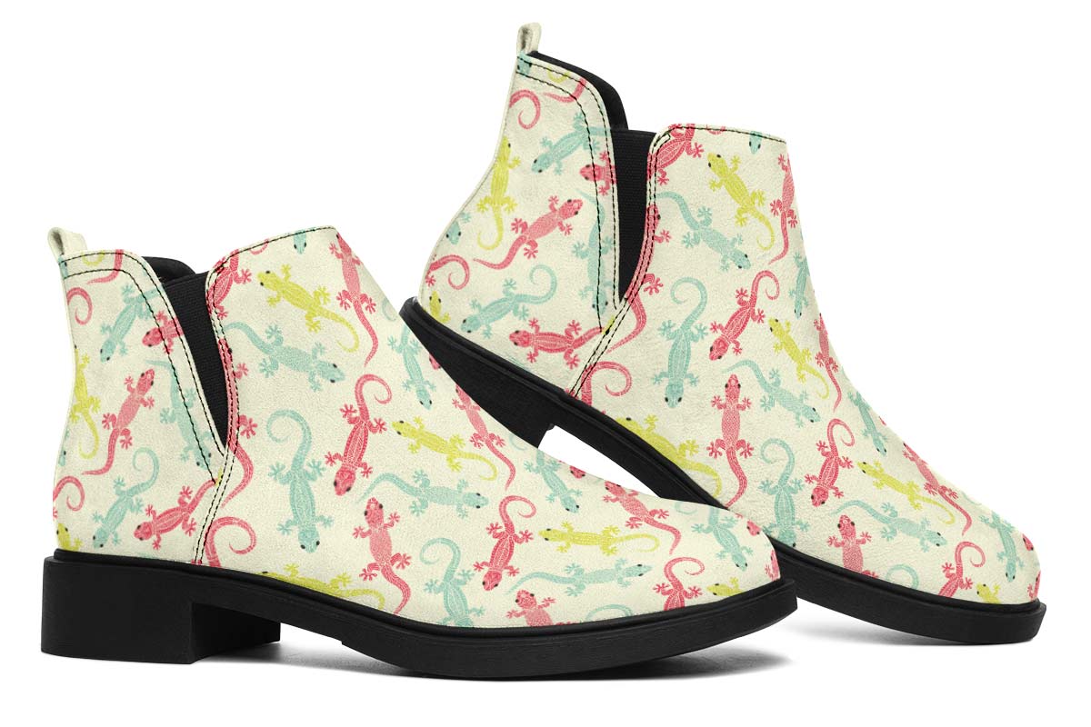 Lizard Pattern Neat Vibe Boots