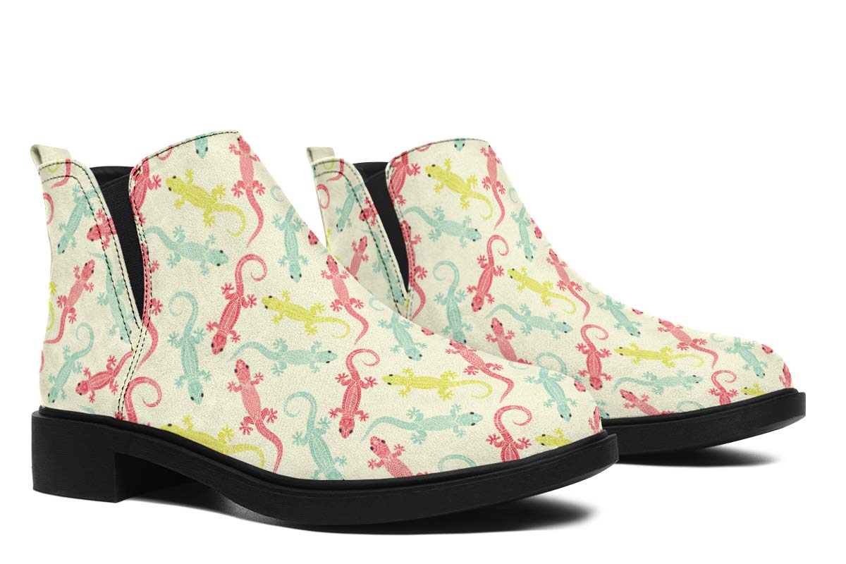 Lizard Pattern Neat Vibe Boots