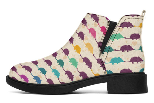 Opossum Pattern Neat Vibe Boots