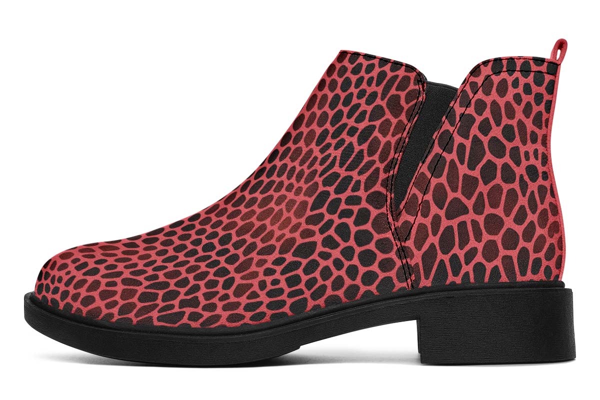 Pink Reptile Design Neat Vibe Boots