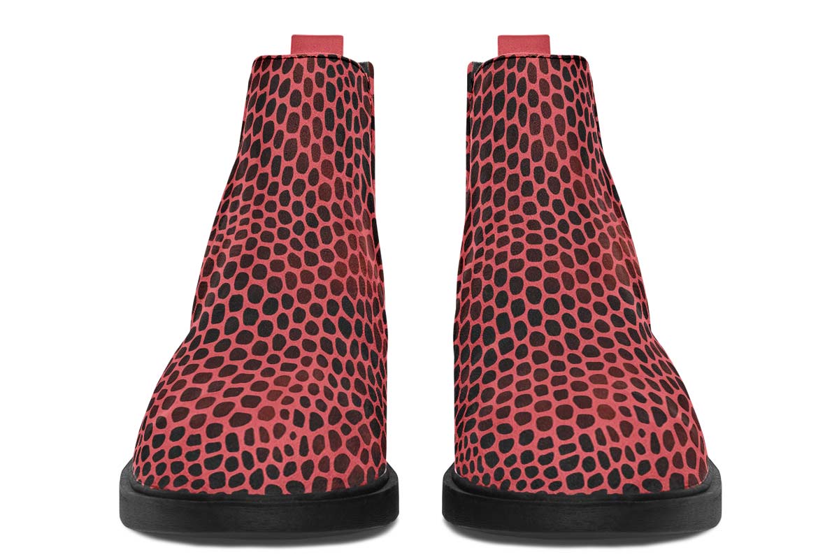 Pink Reptile Design Neat Vibe Boots