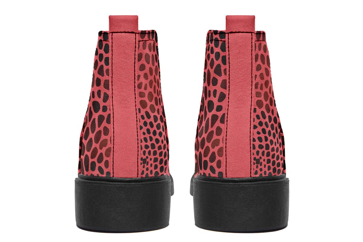 Pink Reptile Design Neat Vibe Boots