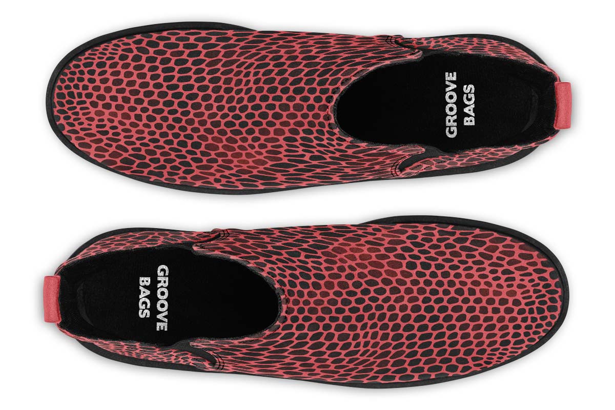 Pink Reptile Design Neat Vibe Boots