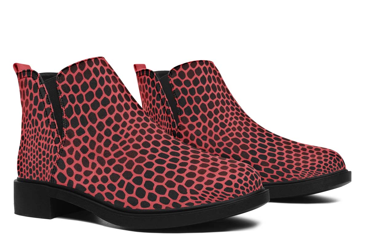 Pink Reptile Design Neat Vibe Boots