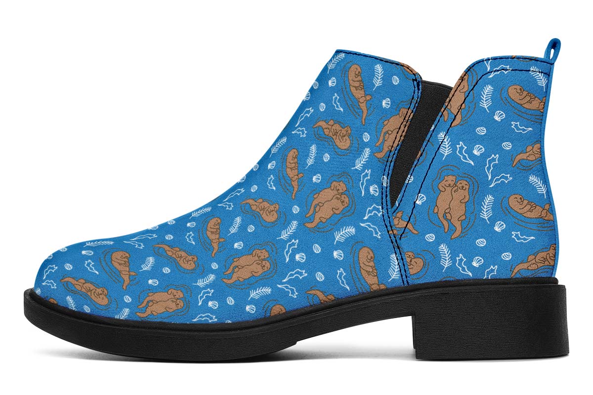Swimming Sea Otters Neat Vibe Boots