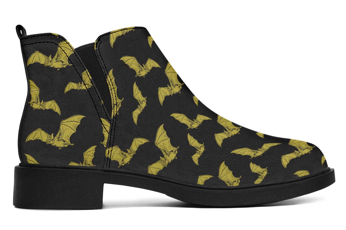 Vampire Bat Pattern Neat Vibe Boots