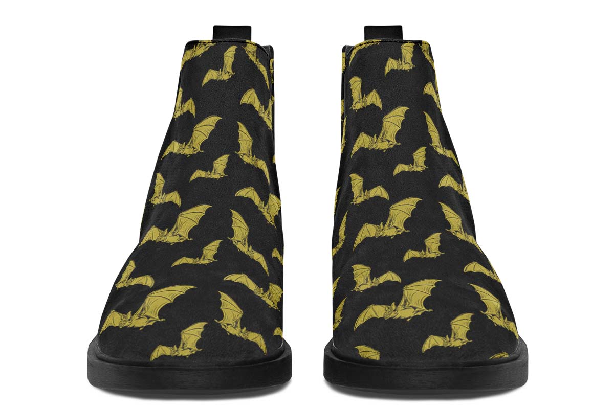 Vampire Bat Pattern Neat Vibe Boots