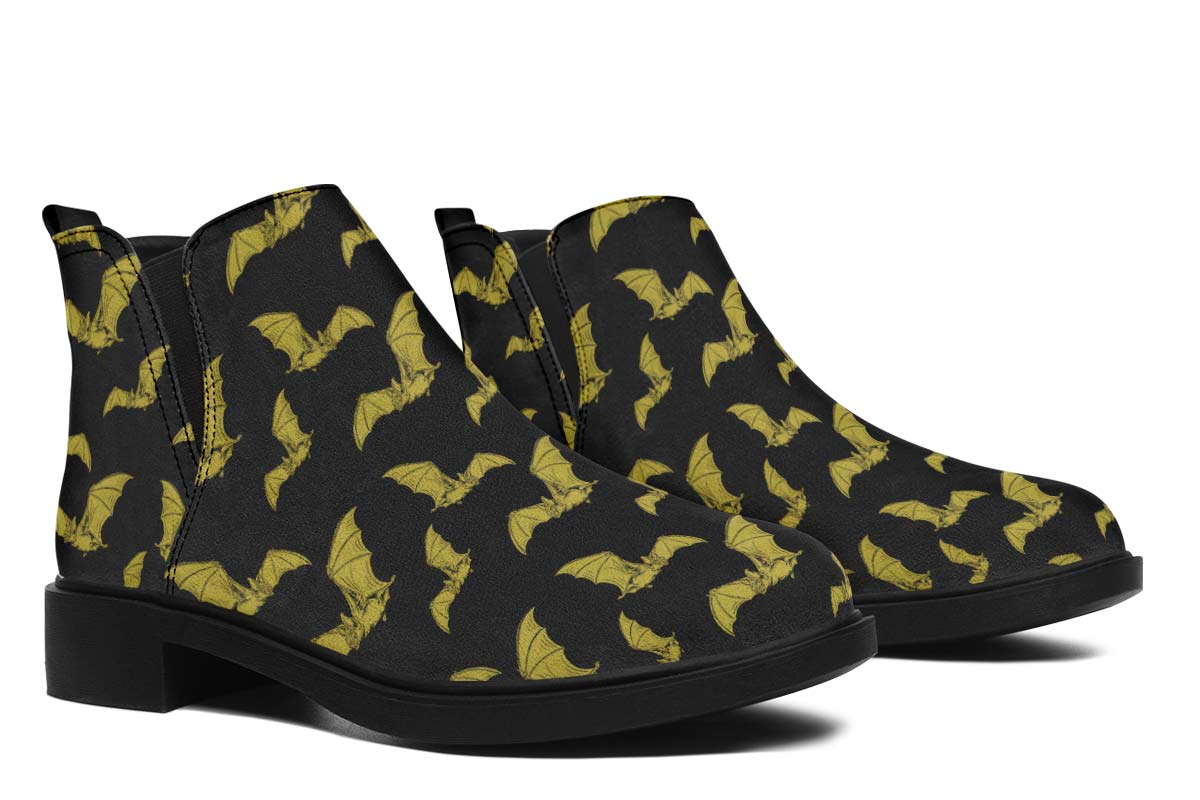 Vampire Bat Pattern Neat Vibe Boots