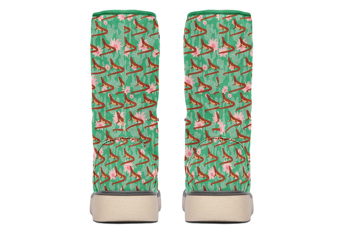 Bearded Dragon Pattern Polar Vibe Boots