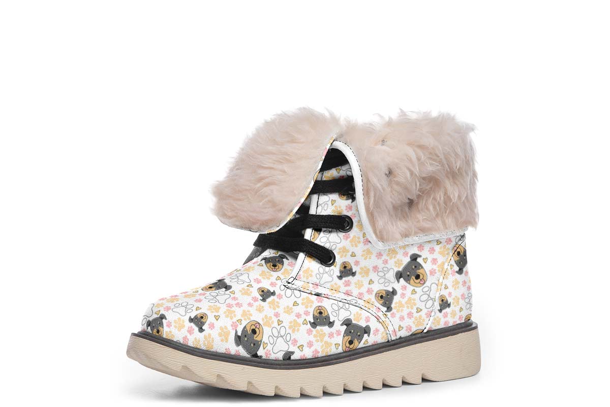 Beauceron Puppy Pattern Polar Vibe Boots
