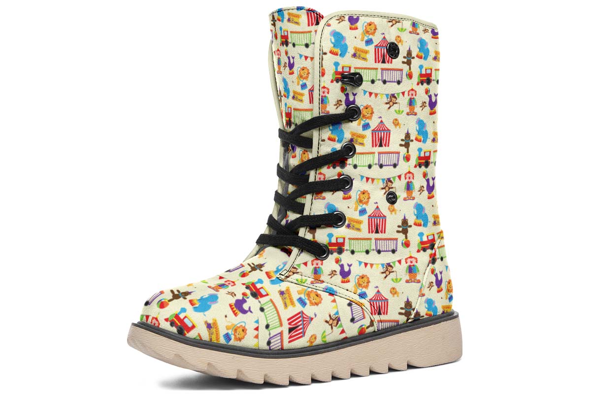 Circus Pattern Polar Vibe Boots