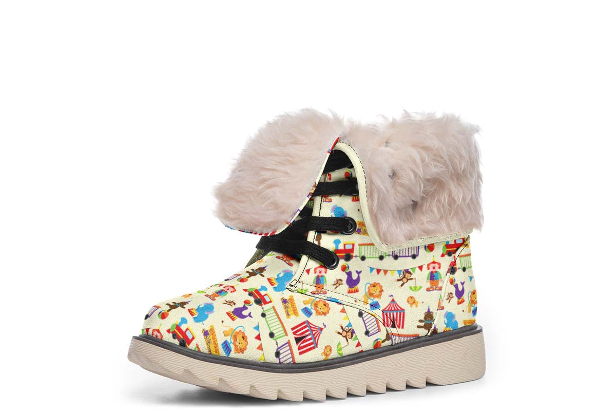 Circus Pattern Polar Vibe Boots
